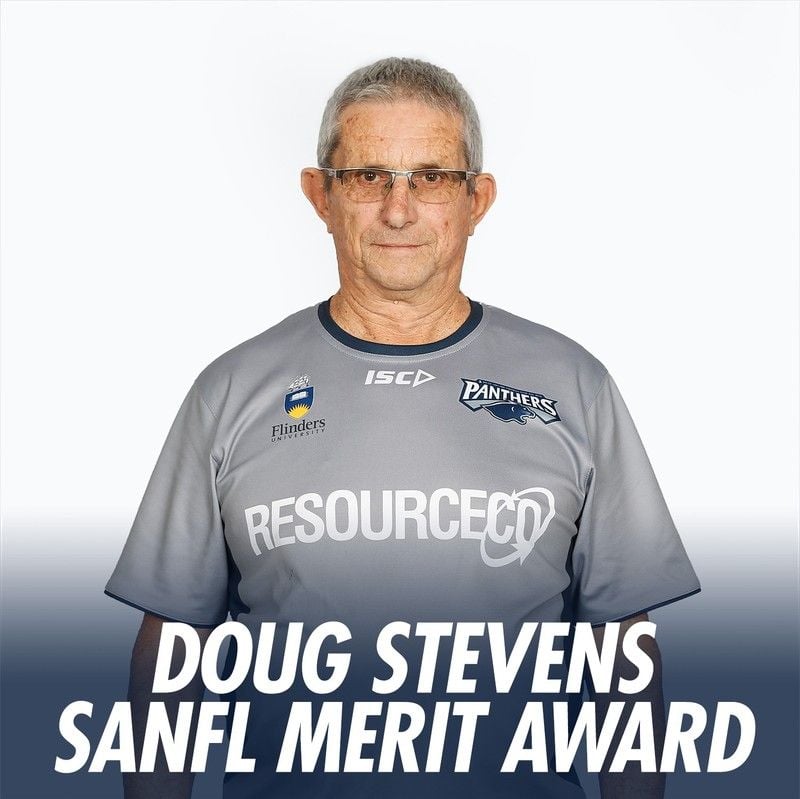 Doug Stevens Receives SANFL Merit Award Doug Stevens Receives SANFL Merit Award